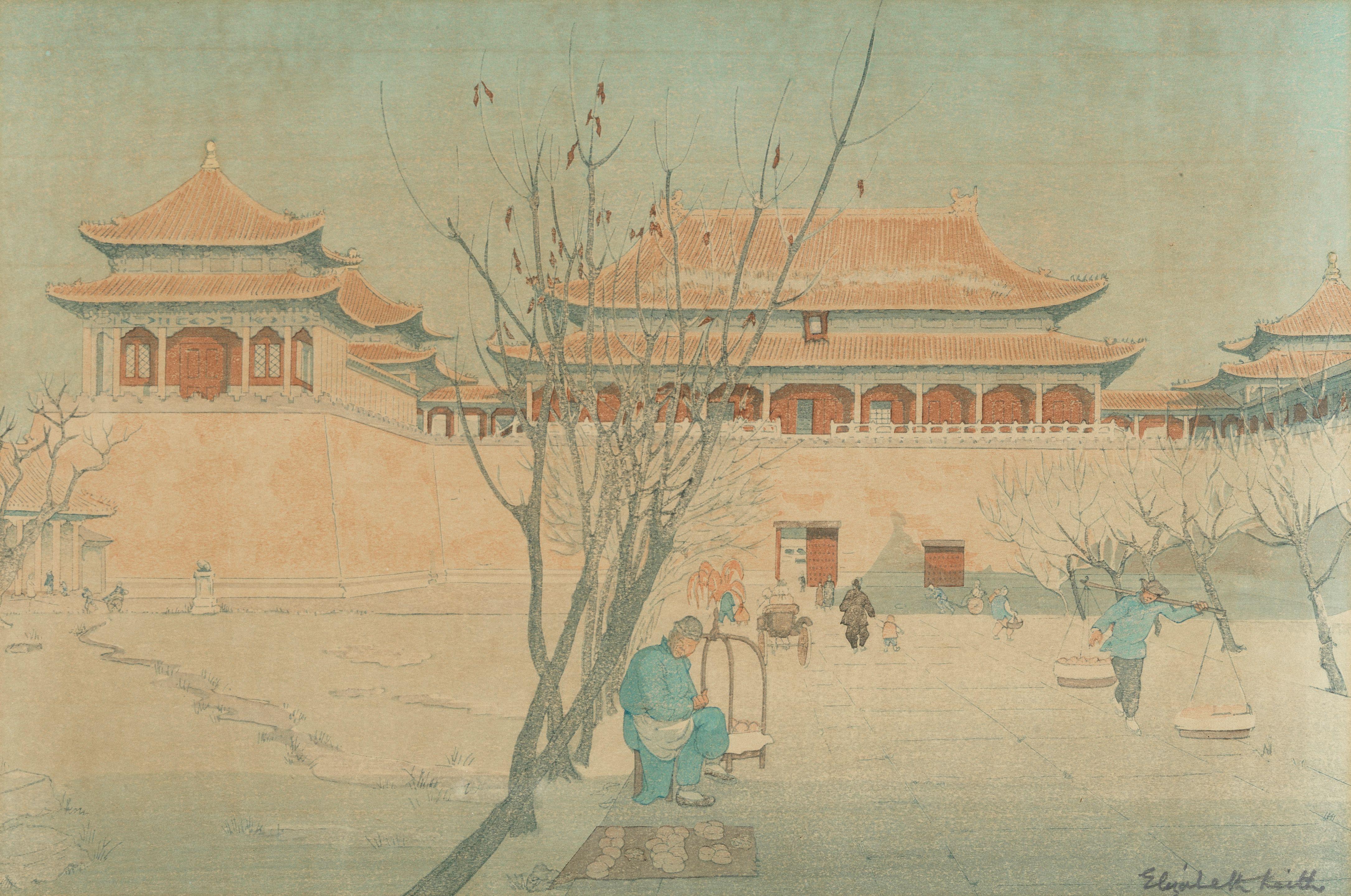 Elizabeth Keith - Forbidden City Gate, Peking