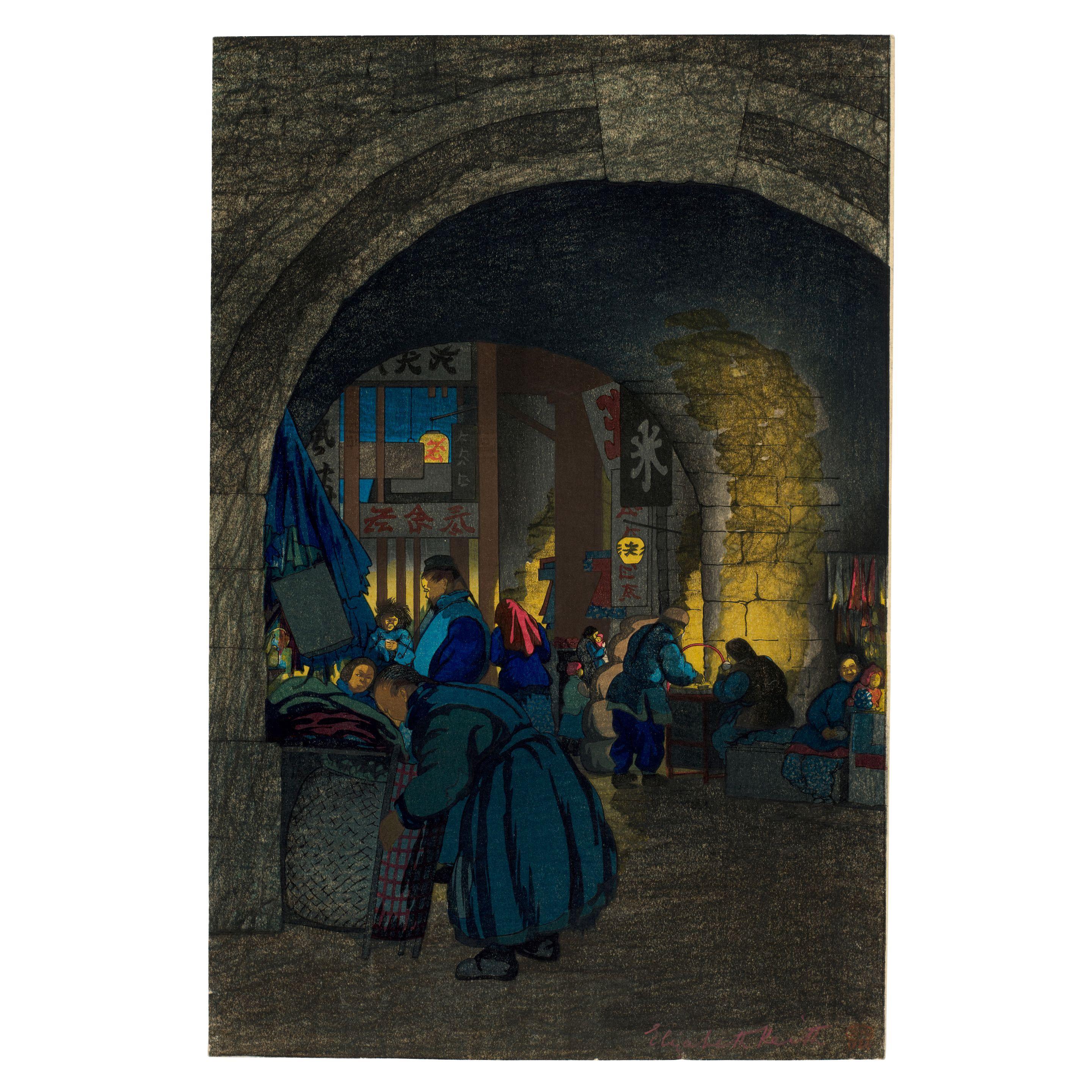 Elizabeth Keith - Two Woodblock Prints