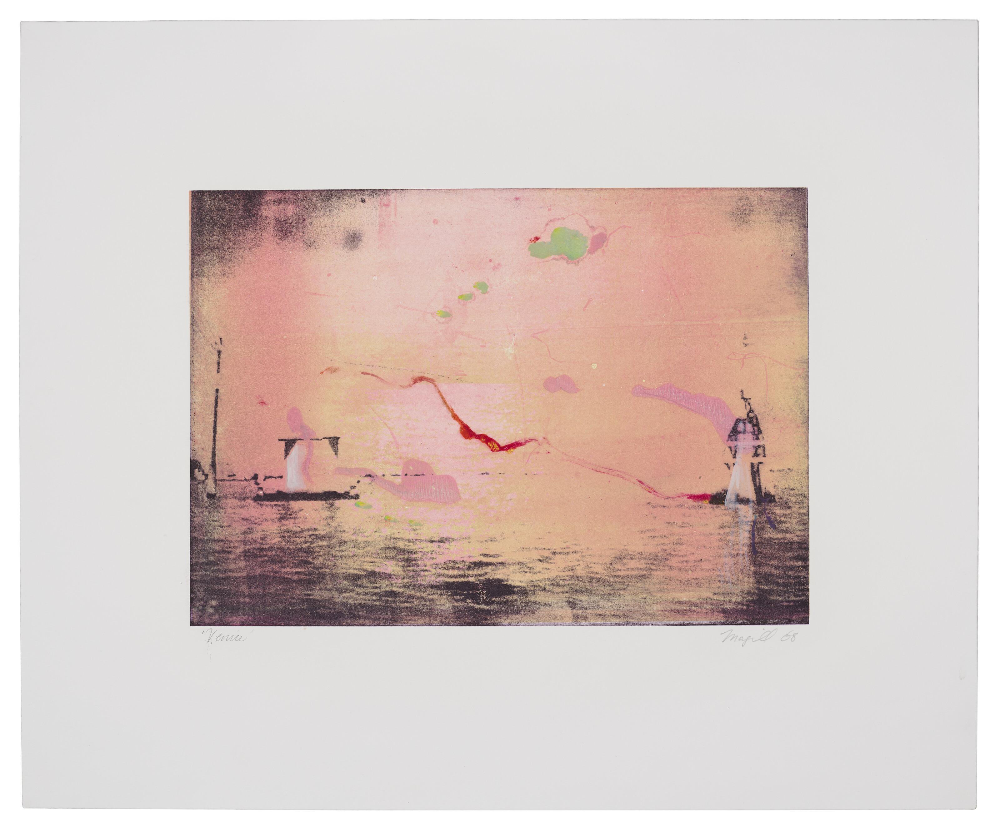 Elizabeth Magill - Venice 26, from the series Venice Monoprints