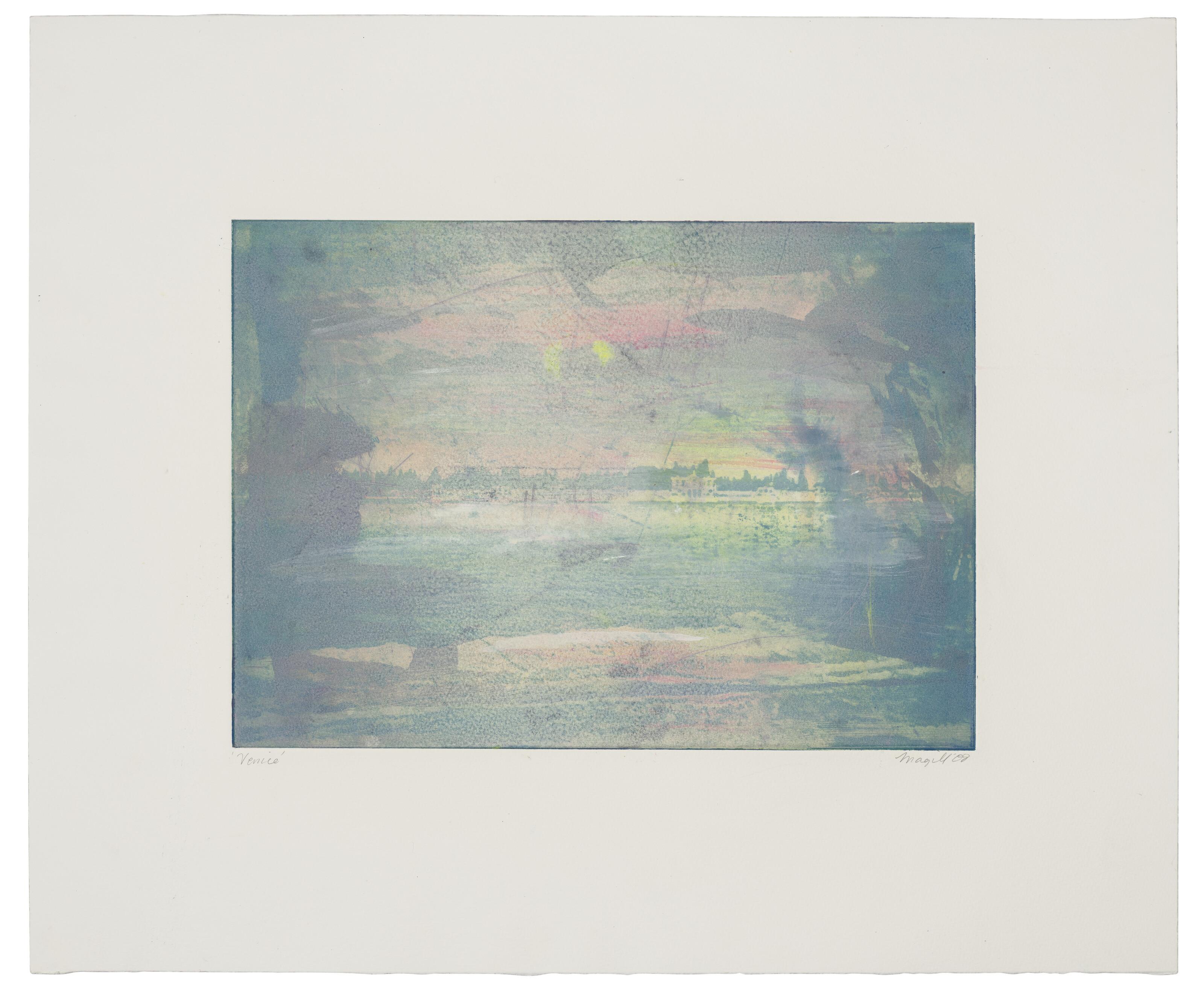 Elizabeth Magill - Venice 29, from the series Venice Monoprints