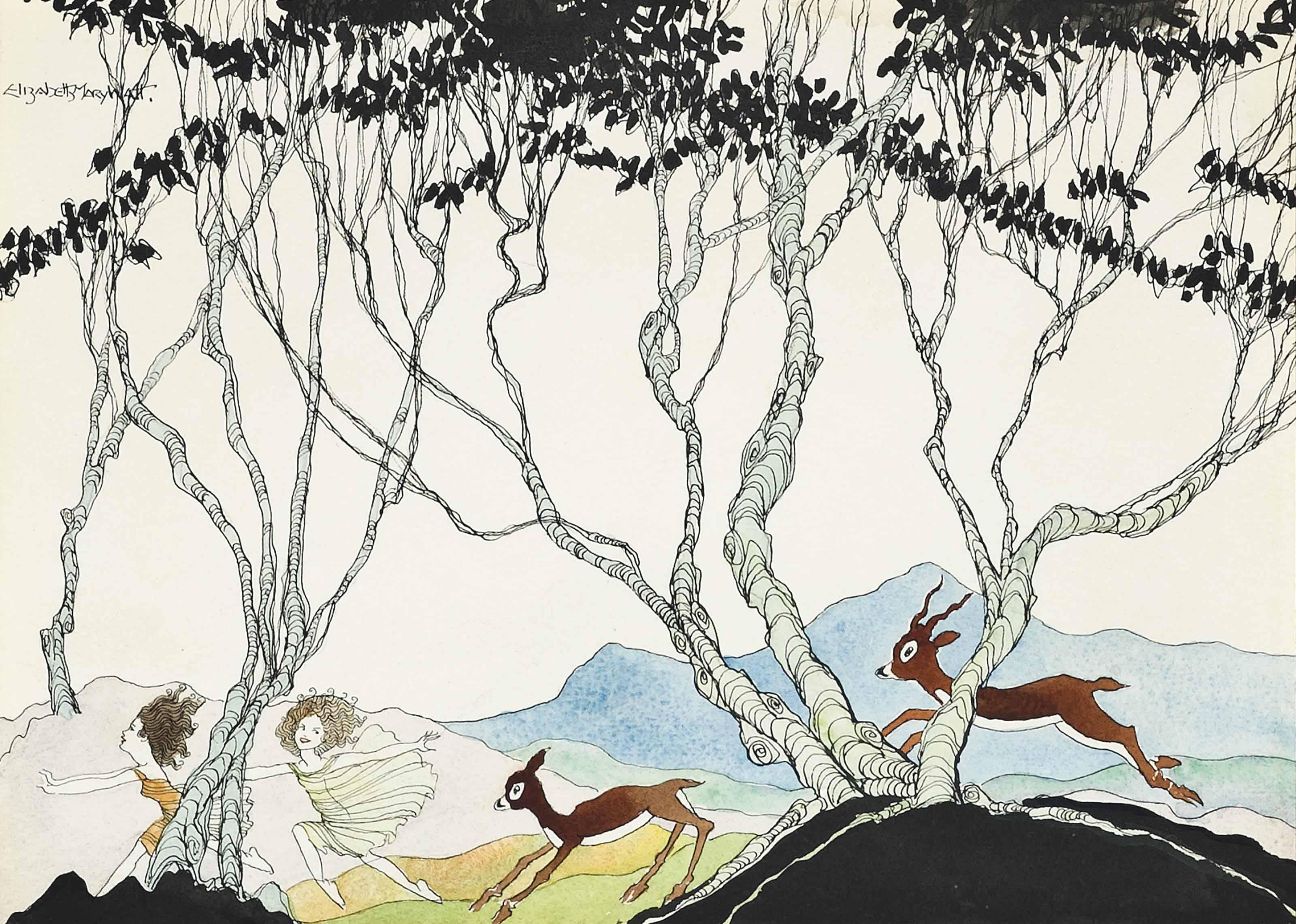 Elizabeth Mary Watt, G.S.W.A. - A race through the woods