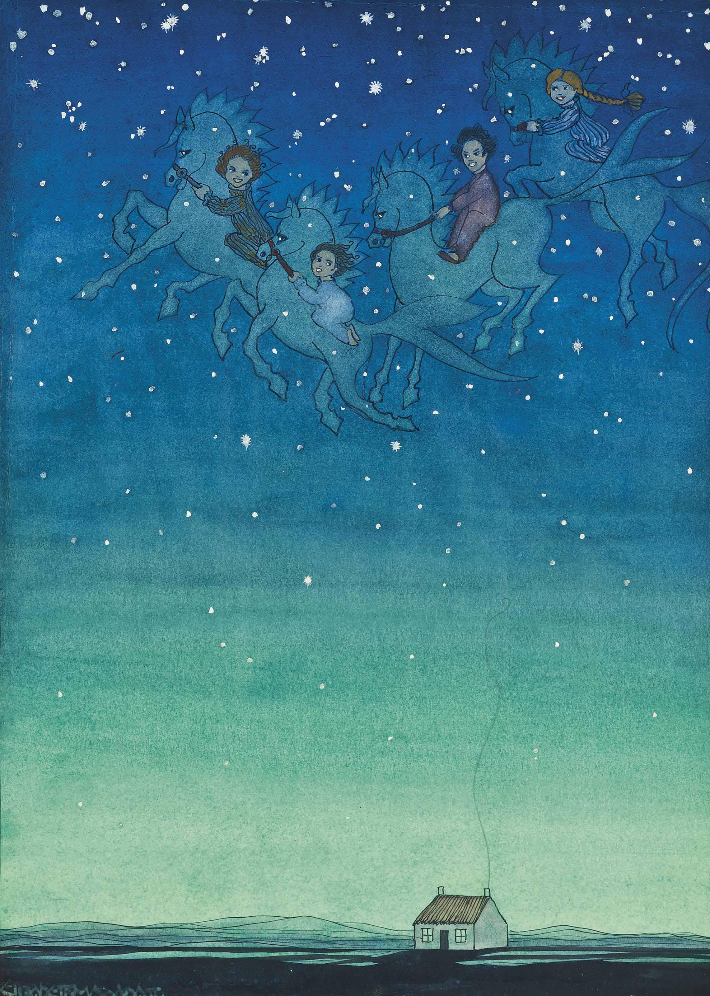 Elizabeth Mary Watt, G.S.W.A. - The night-riders