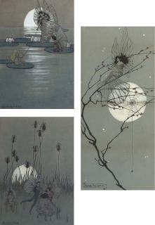 Elizabeth Mary Watt - Moonlit Fairies