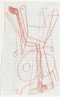 Elizabeth Murray - Drawing for Kitchen Painting, 1985