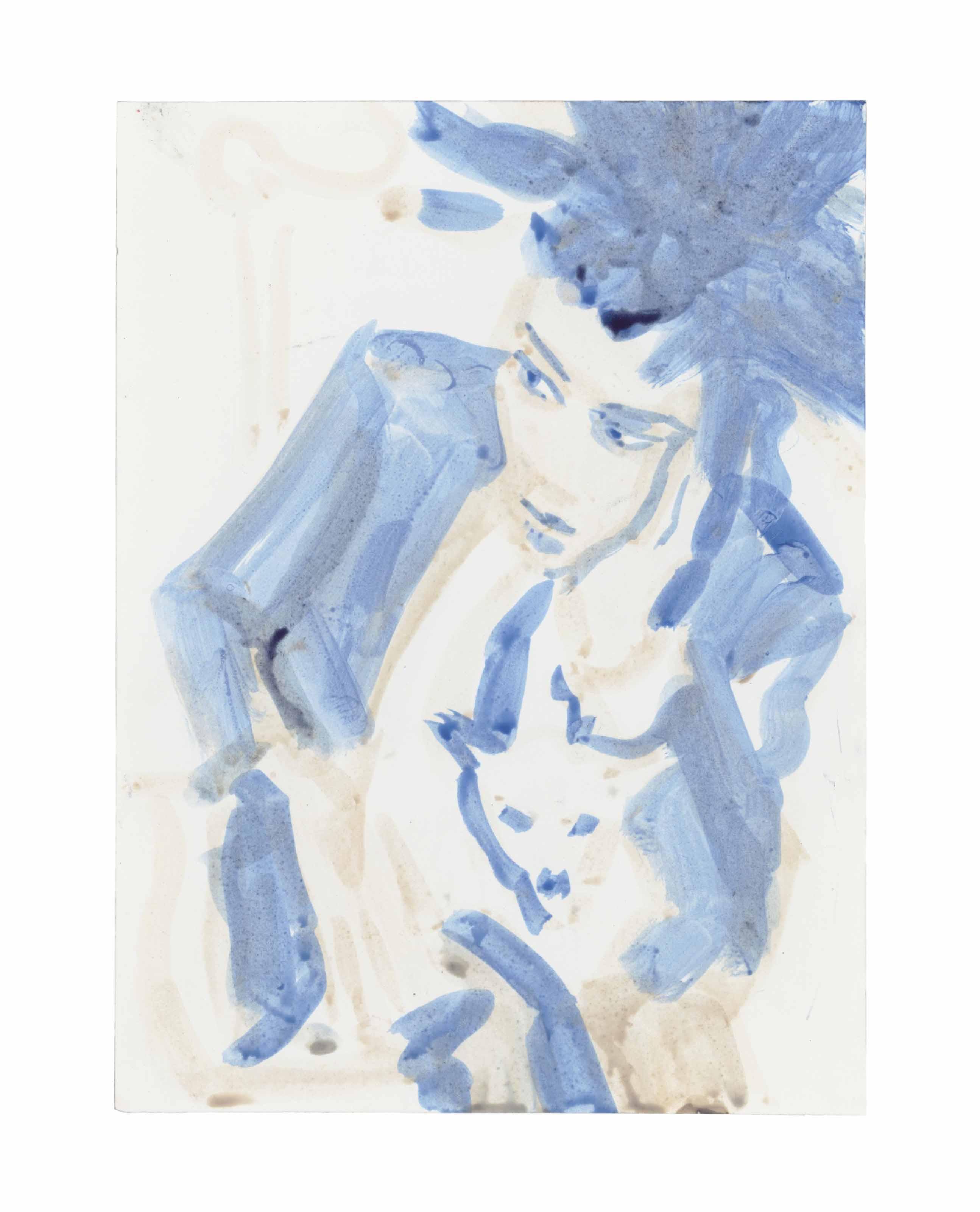 Elizabeth Peyton - Jean-Michel and his cat