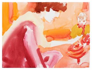 Elizabeth Peyton - John with Julian