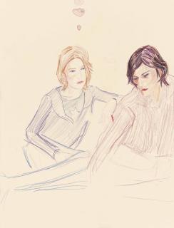 Elizabeth Peyton - Kirsty and Roe