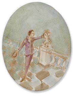 Elizabeth Peyton - Ludwig II Caresses Marie Antoinette