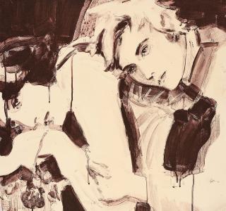 Elizabeth Peyton - Oscar and Bosie (für Parkett 53).