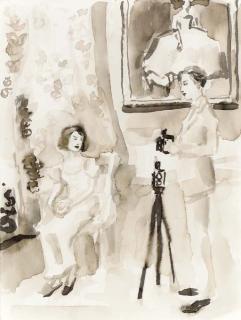 Elizabeth Peyton - Princess Elizabeth & Cecil Beaton