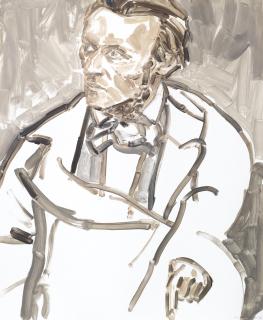 Elizabeth Peyton - Richard Wagner, 1860 (One)