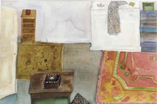 Elizabeth Violet Blackadder, R.S.A., R.S.W., R.A. - Interior, morning