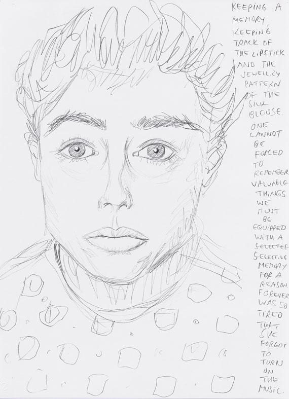 Elke Krystufek - Selbstporträt