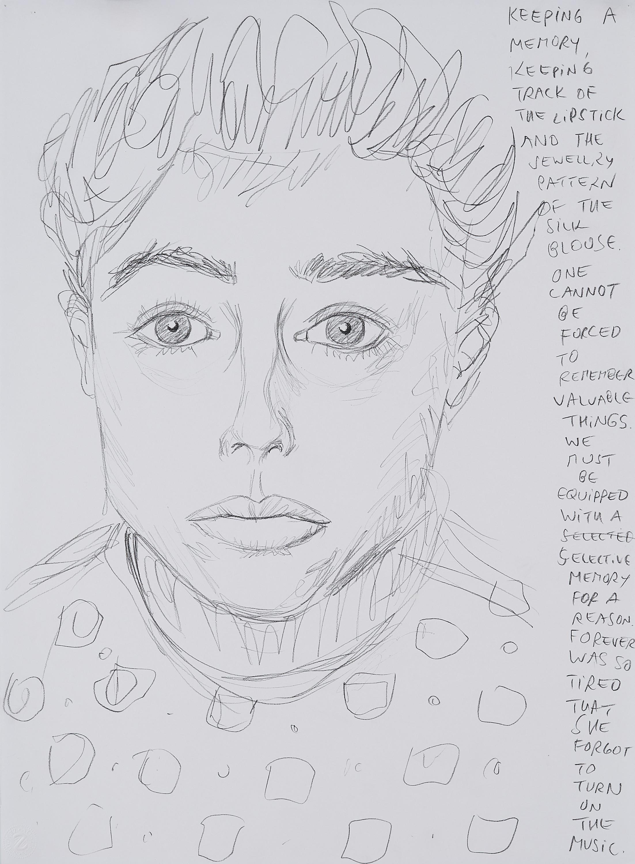 Elke Krystufek - Selbstporträt.