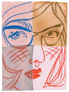 Ella Kruglyanskaya - Face In Four Squares