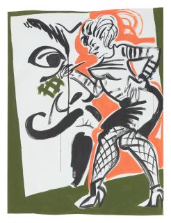 Ella Kruglyanskaya - The Artist (Using Red Black And Green)