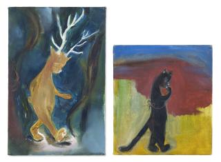 Ellen Berkenblit - Untitled [Two Works]