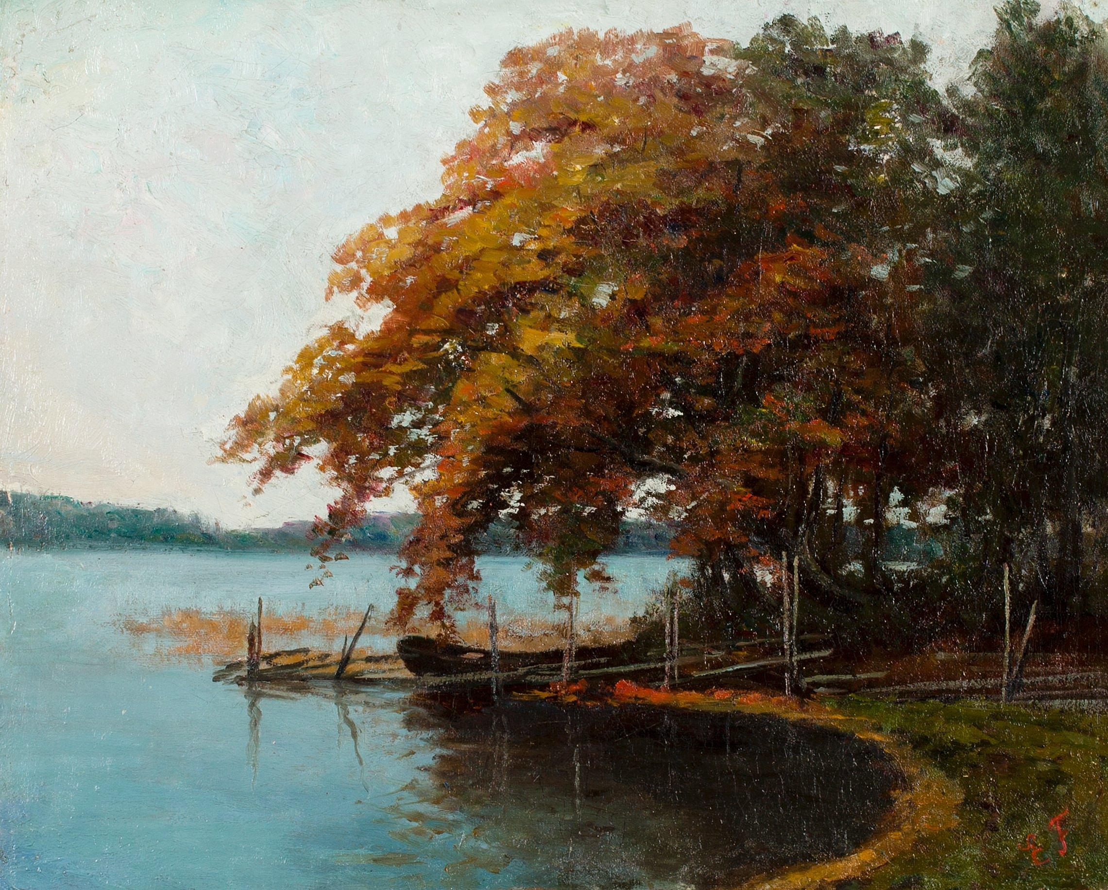 Ellen Favorin - Fall Colours By The Shore.