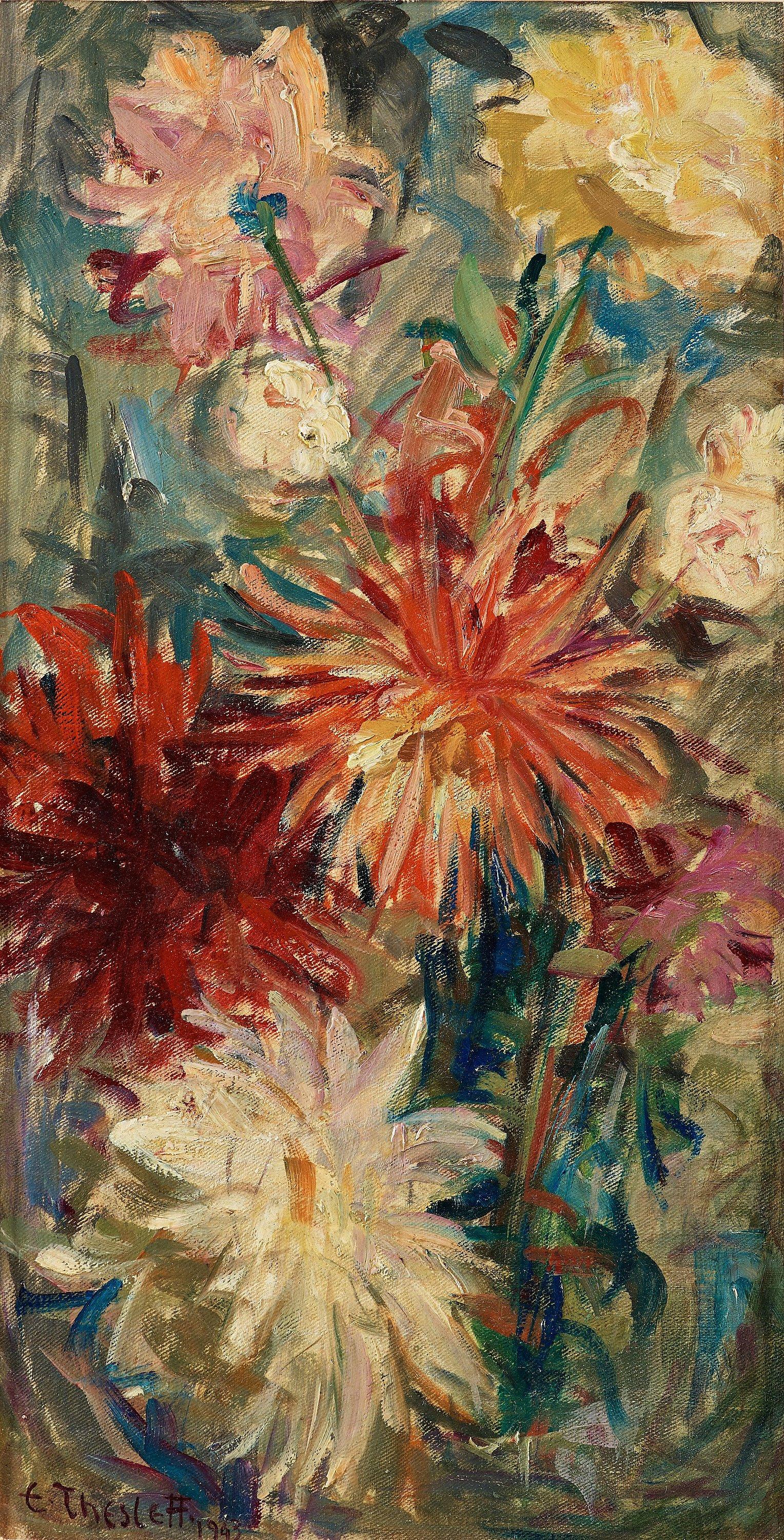 Ellen Thesleff - Still life with flowers