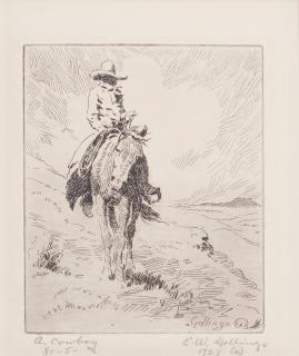 Elling William Gollings - A Cowboy, 1928