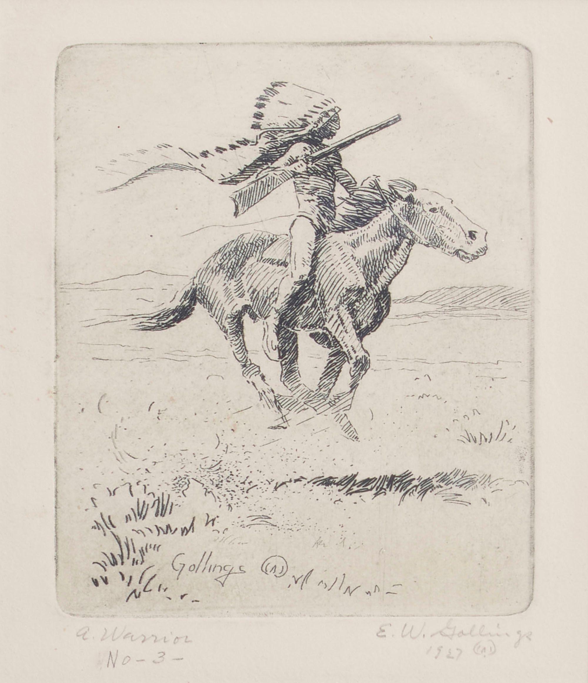 Elling William Gollings - A Warrior, 1927