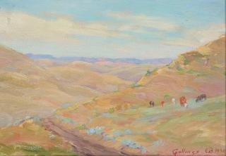 Elling William Gollings - Cows Grazing, Wyoming