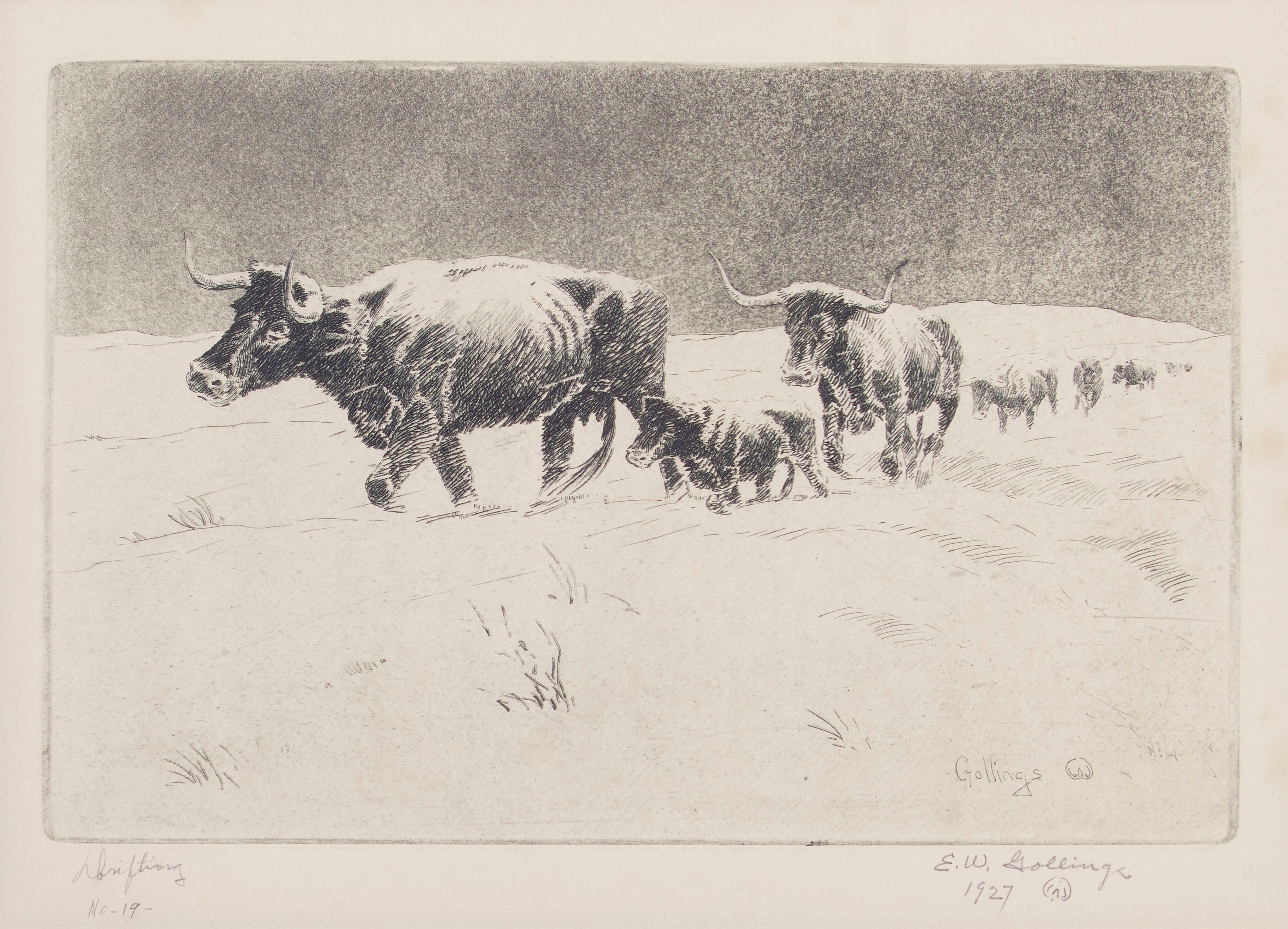 Elling William Gollings - Drifting, 1927