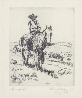 Elling William Gollings - On Herd, 1927