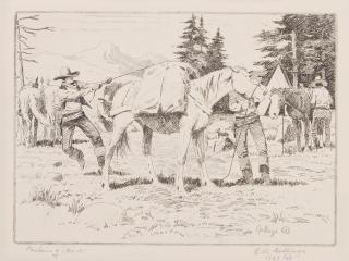 Elling William Gollings - Packing, 1927