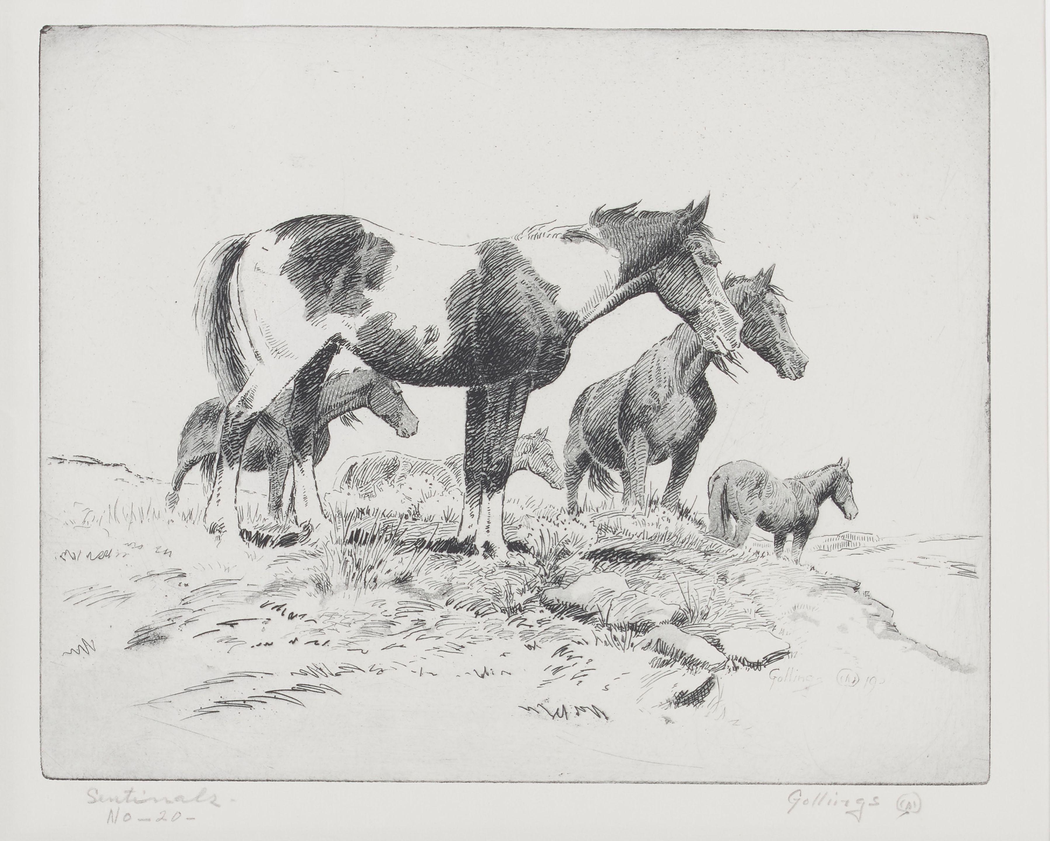 Elling William Gollings - Sentinels, c. 1930