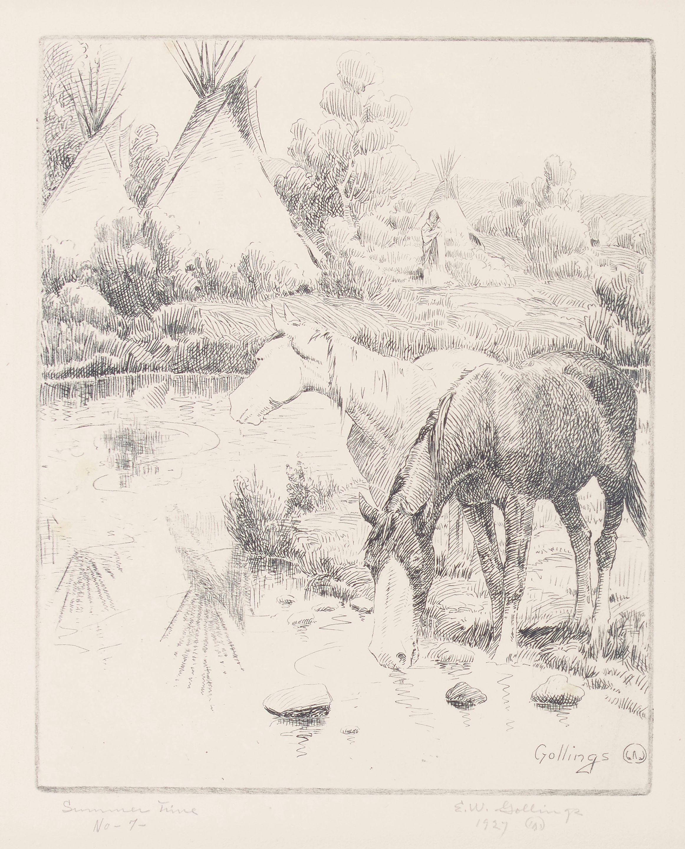 Elling William Gollings - Summer Time, 1927