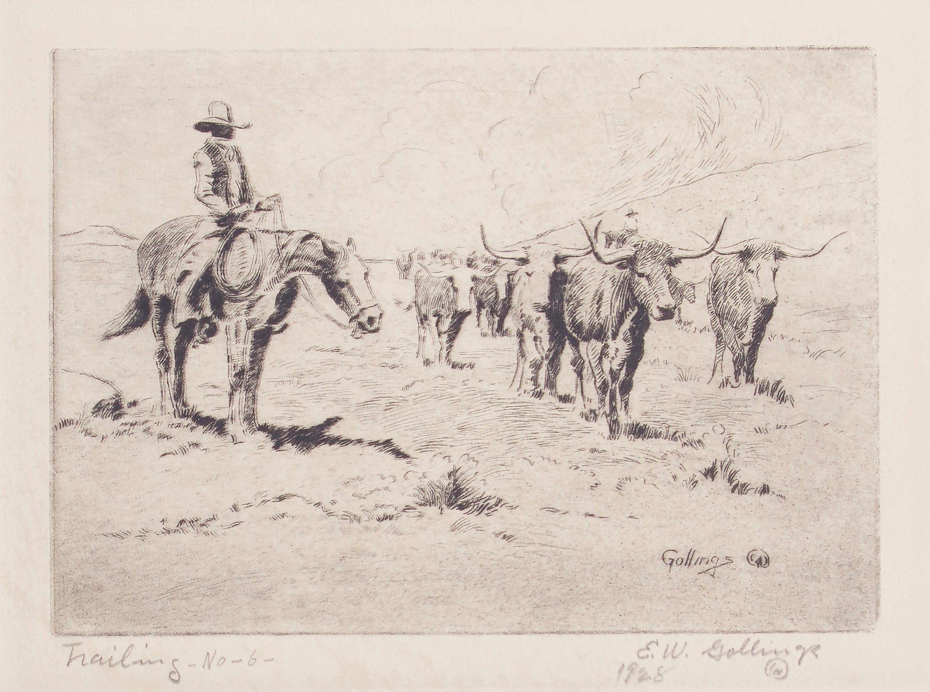 Elling William Gollings - Trailing, 1928