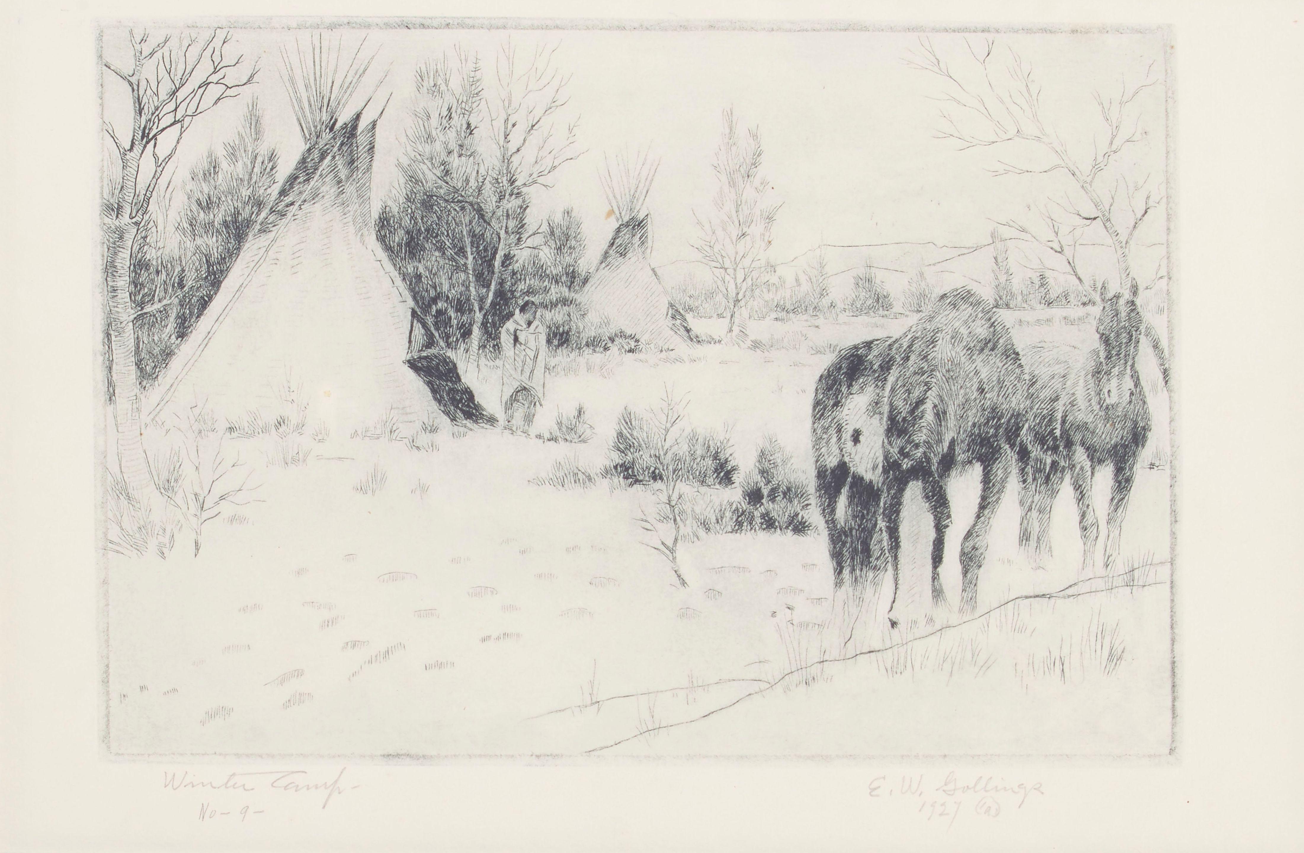 Elling William Gollings - Winter Camp, 1927