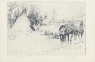 Elling William Gollings - Winter Camp, 1927