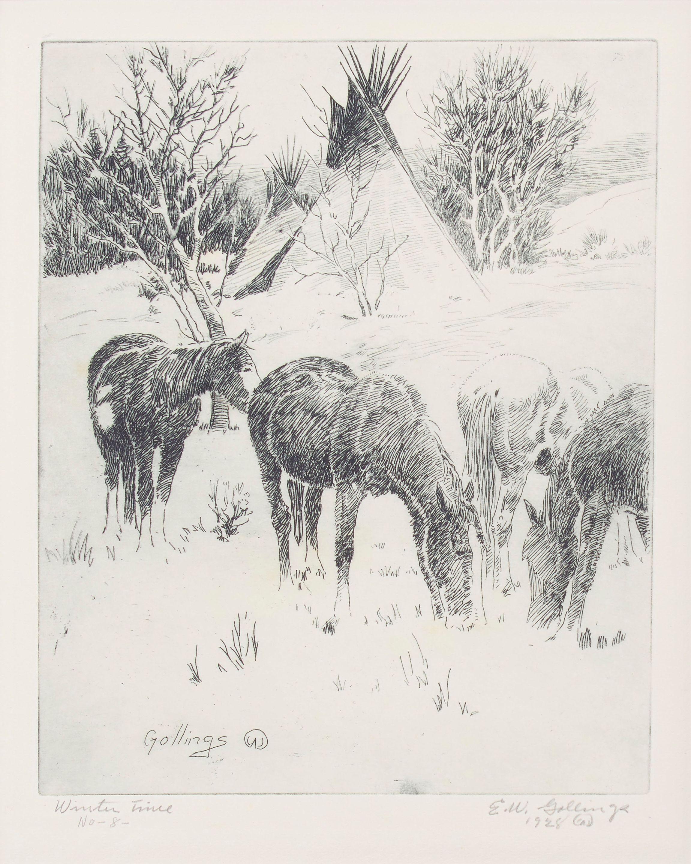 Elling William Gollings - Winter Time, 1928