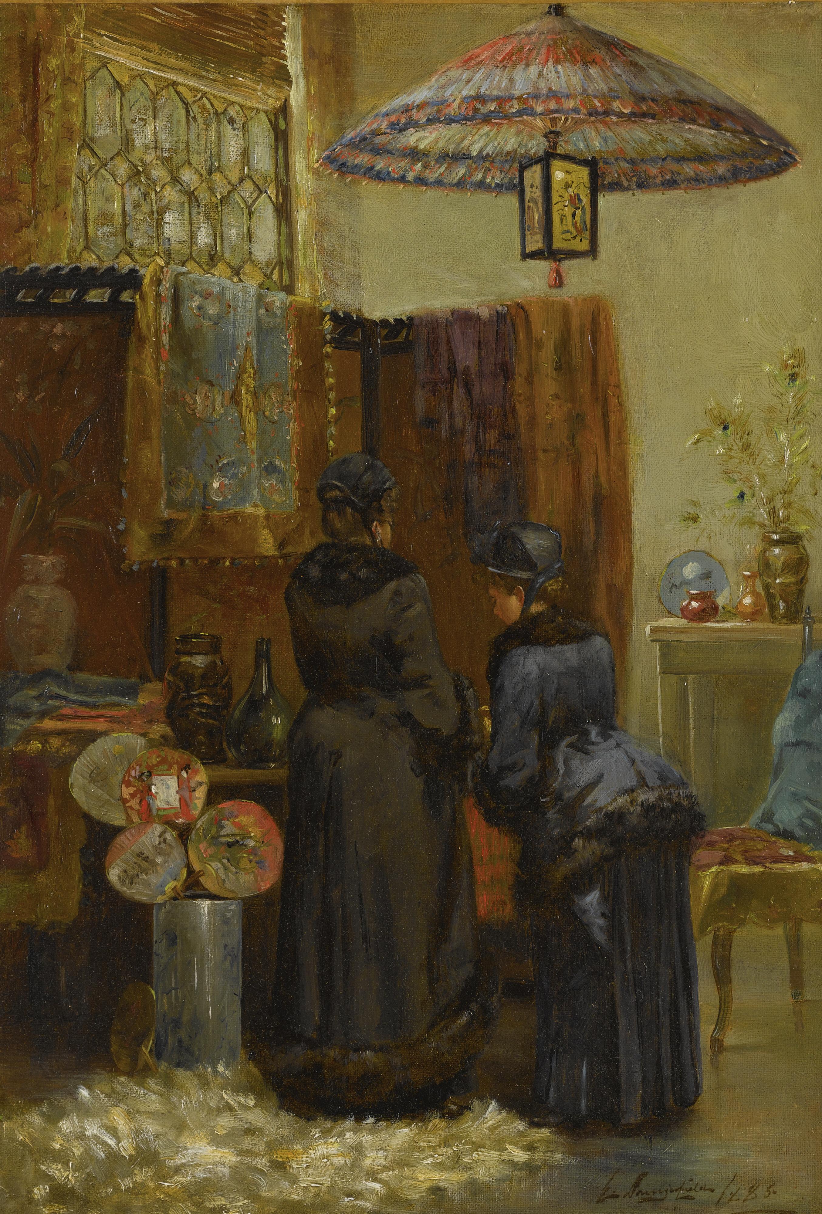 Elliott Daingerfield - A Quaint Oriental Shop