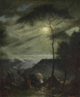 Elliott Daingerfield - Grand Canyon, Moonlight