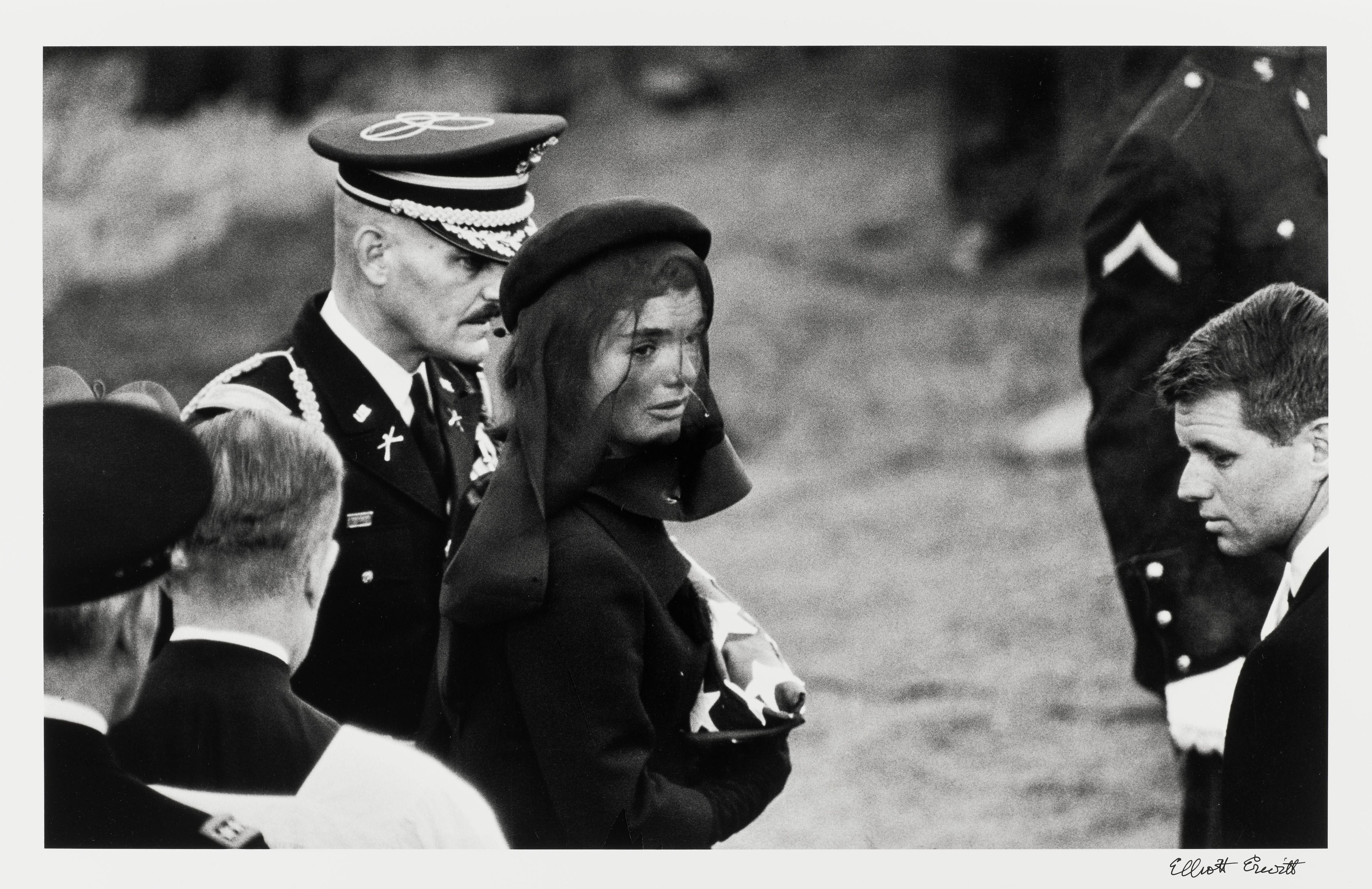 Elliott Erwitt - Arlington, VA (Jacqueline Kennedy at John F. Kennedy\'s funeral)