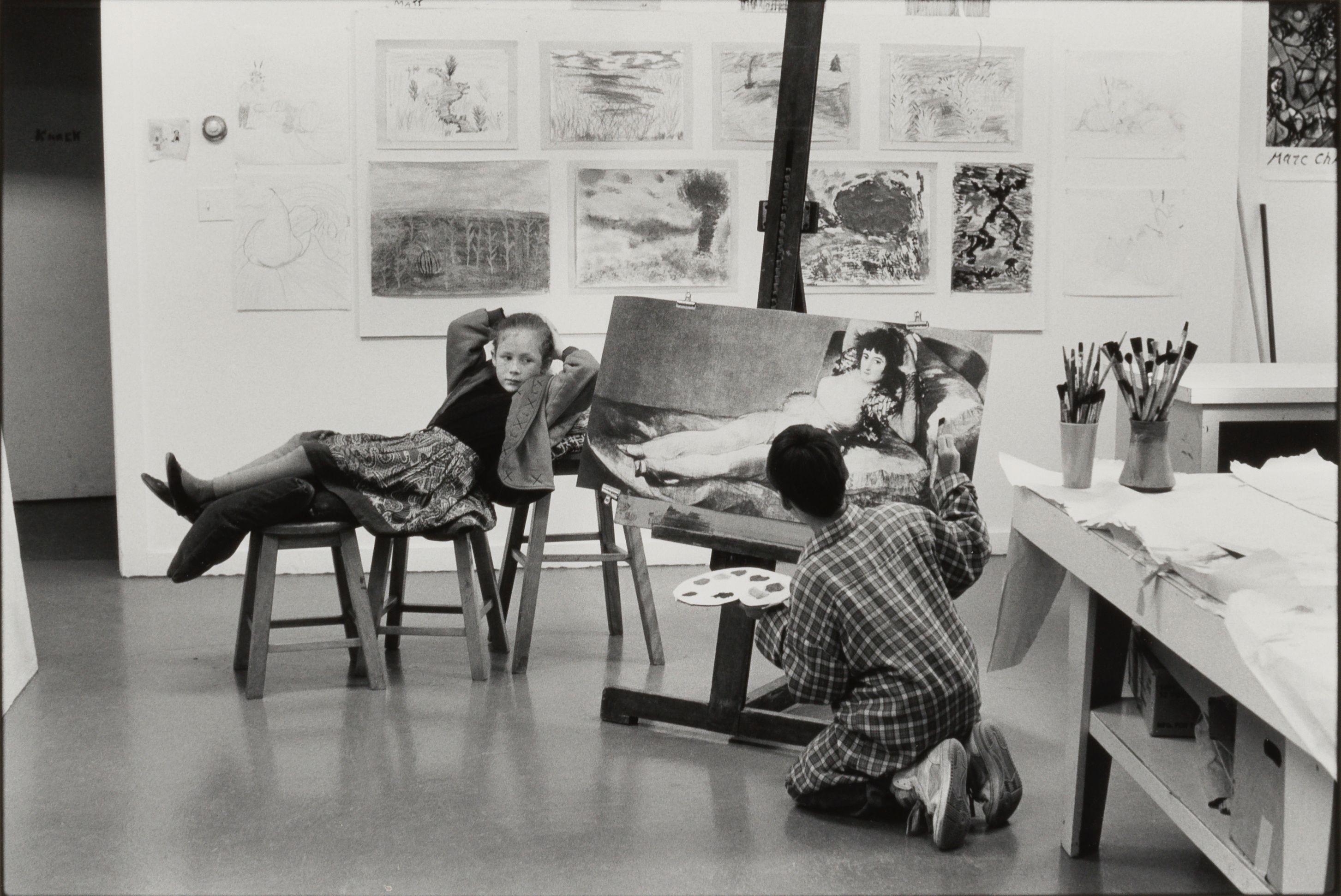 Elliott Erwitt - \'Bridgehampton, NY\' (Art Class)