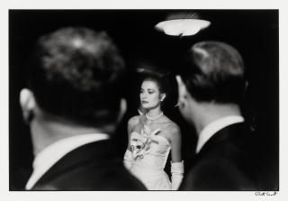 Elliott Erwitt - Grace Kelly and Prince Rainier at the Announcement of Their Engagement, Waldorf Astoria Hotel, New York
