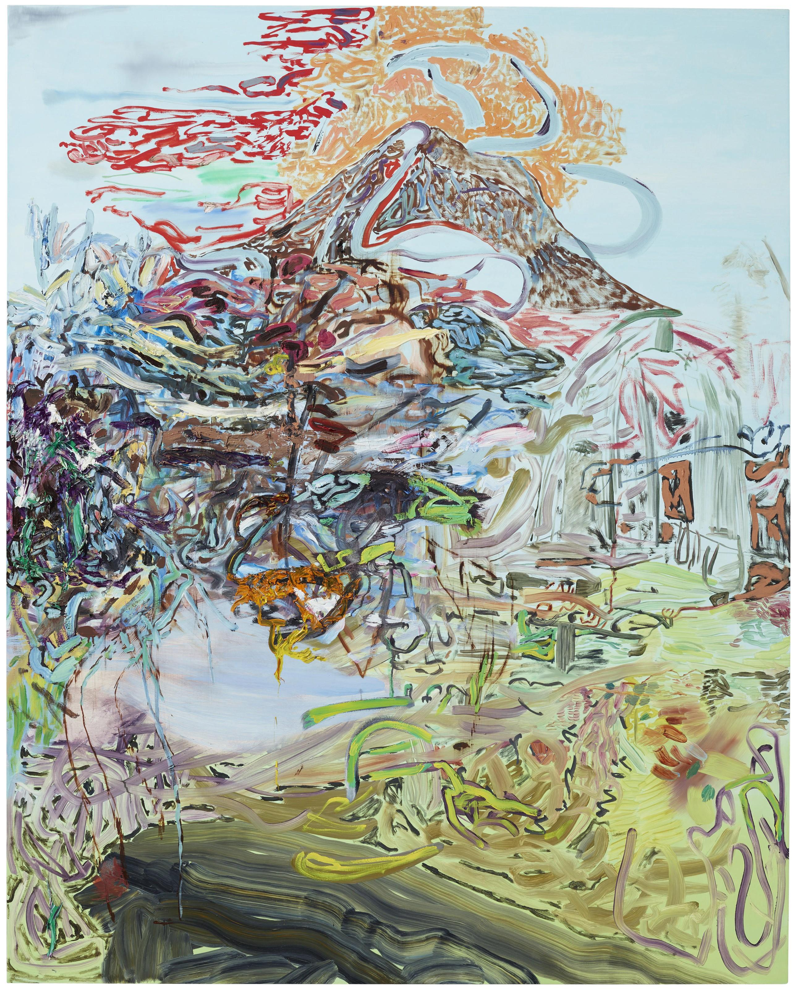 Elliott Hundley - Blue Vesuvius