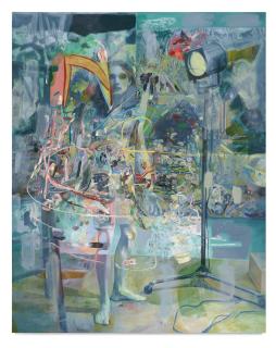 Elliott Hundley - Figure With Ladder