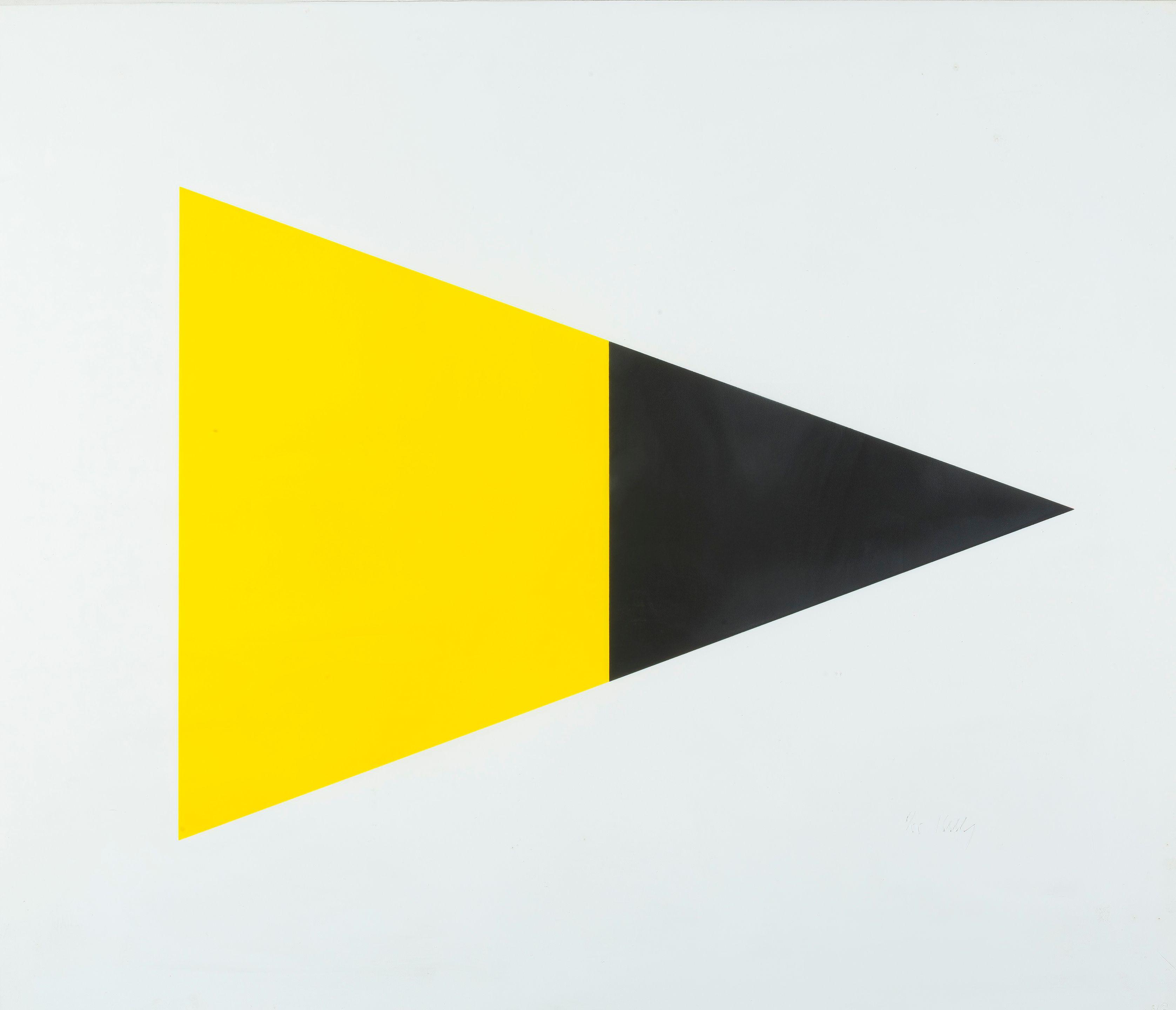 Ellsworth Kelly - Black Yellow, 1970