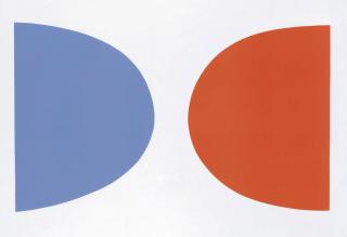 Ellsworth Kelly - Bleu and Orange (Axsom 8)