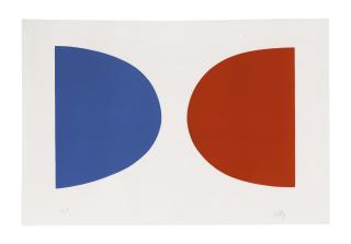 Ellsworth Kelly - Blue and Orange (Bleu et orange) from Suite of Twenty-Seven Color Lithographs