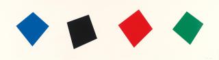 Ellsworth Kelly - Blue Black Red Green