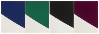 Ellsworth Kelly - Blue Curve; Green Curve; Black Curve; And Purple Curve (A. 282, 285 - 287)