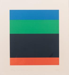 Ellsworth Kelly - Blue/Green/Black/Red