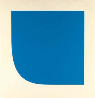 Ellsworth Kelly - Blue II, from Second Curve Series (Axiom 105; Gemini 585)