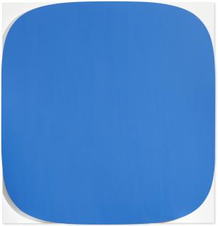 Ellsworth Kelly - Blue Relief Over White